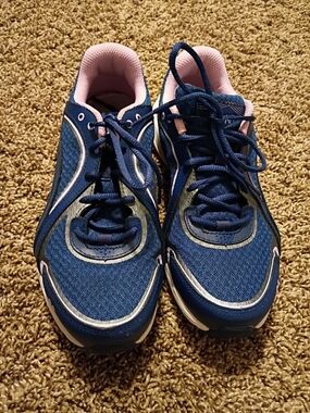 Ryka Navy and Lilac Women's Athletic Sneakers